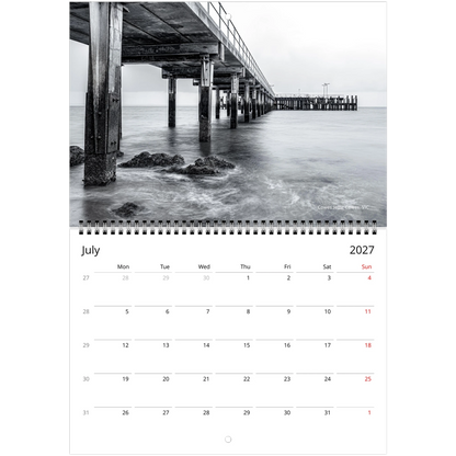 2027 Australia Wall Calendar - lifestyle wall display in home interior