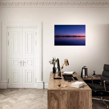 Melbourne Cityscape Poster Seascape Canvas by Istvan Maar Photography - executive office décor