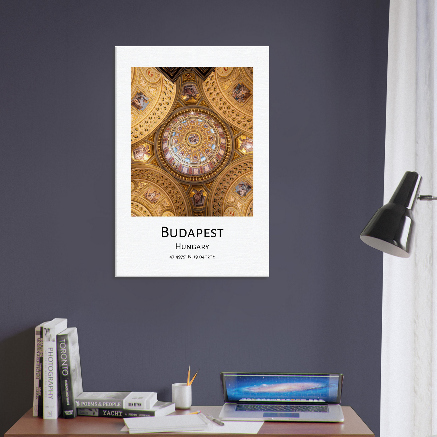 Personalised Budapest Travel Canvas - St. Stephen's Basilica by Istvan Maar Photography home décor