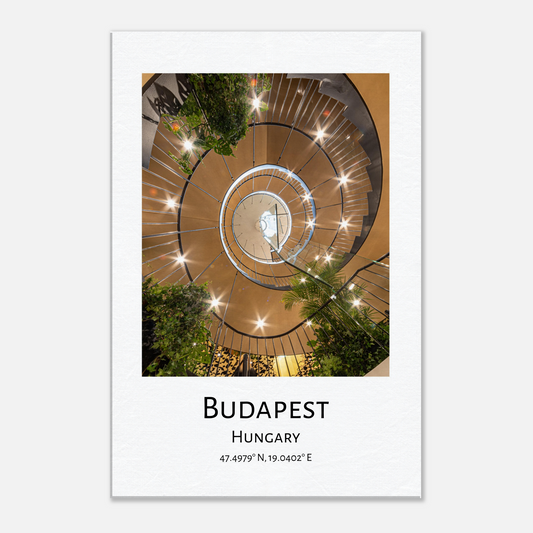 Personalised Budapest Travel Canvas - House of Music  by Istvan Maar Photography wall art