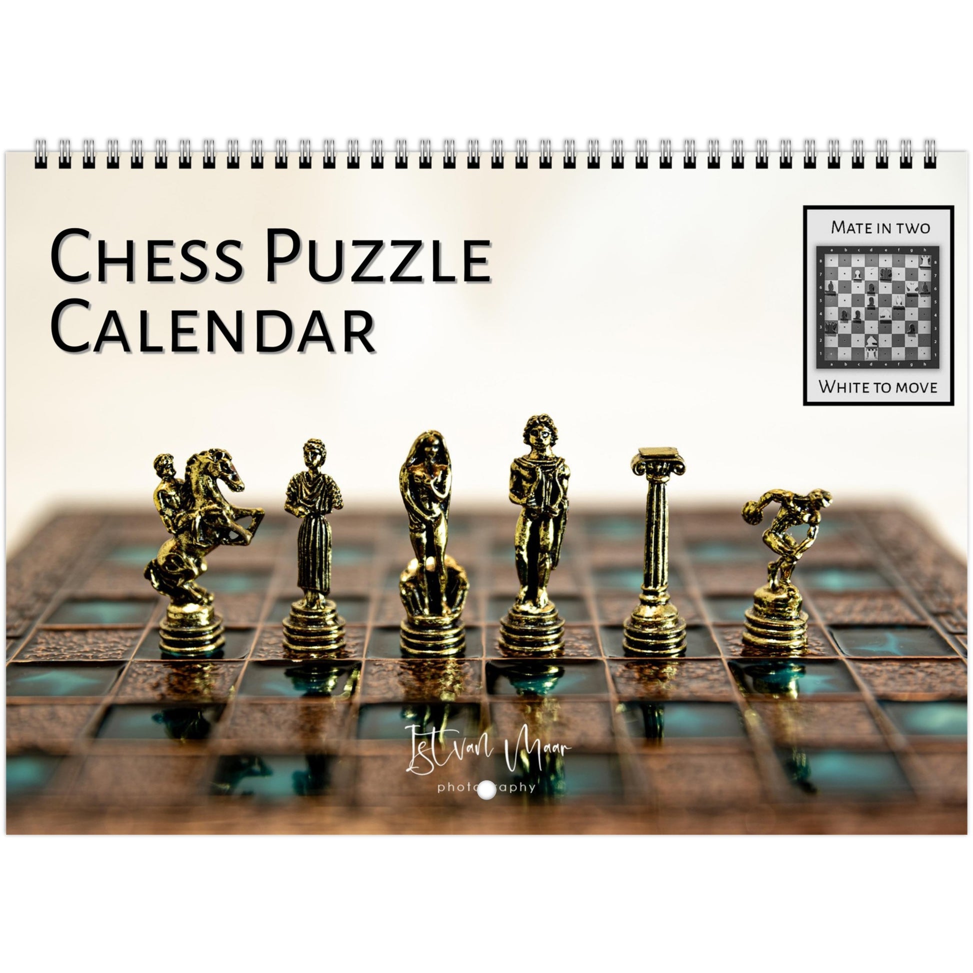 Chess Puzzle Calendar creative chess by Istvan Maar Photography