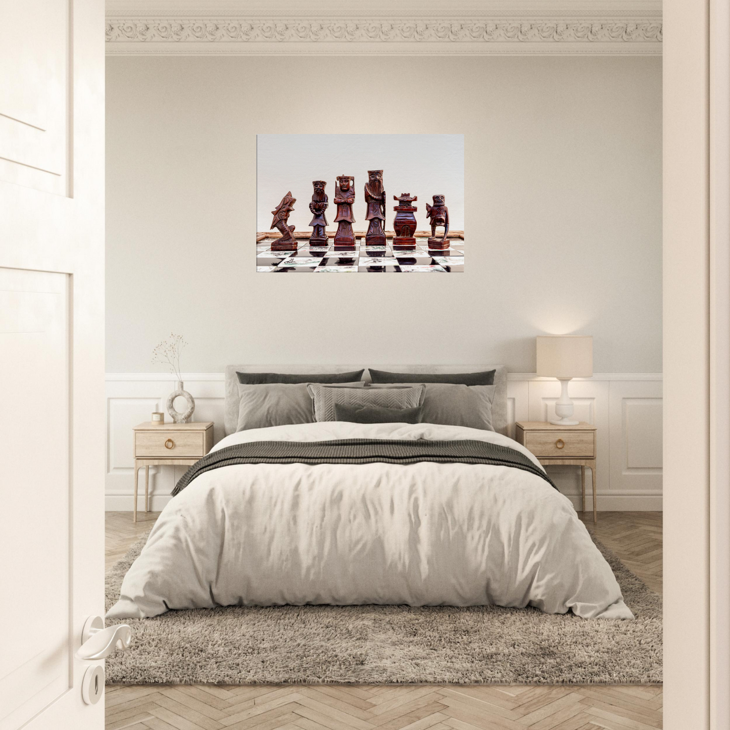 Chess themed Stretch Canvas by Istvan Maar Photography