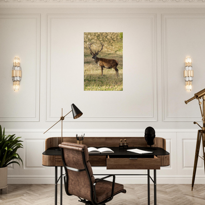 	
Deer Wildlife Animals Art Nursery Photography Wall Decor Kids Room Poster Playroom Artwork Stag Stretched Canvas 051