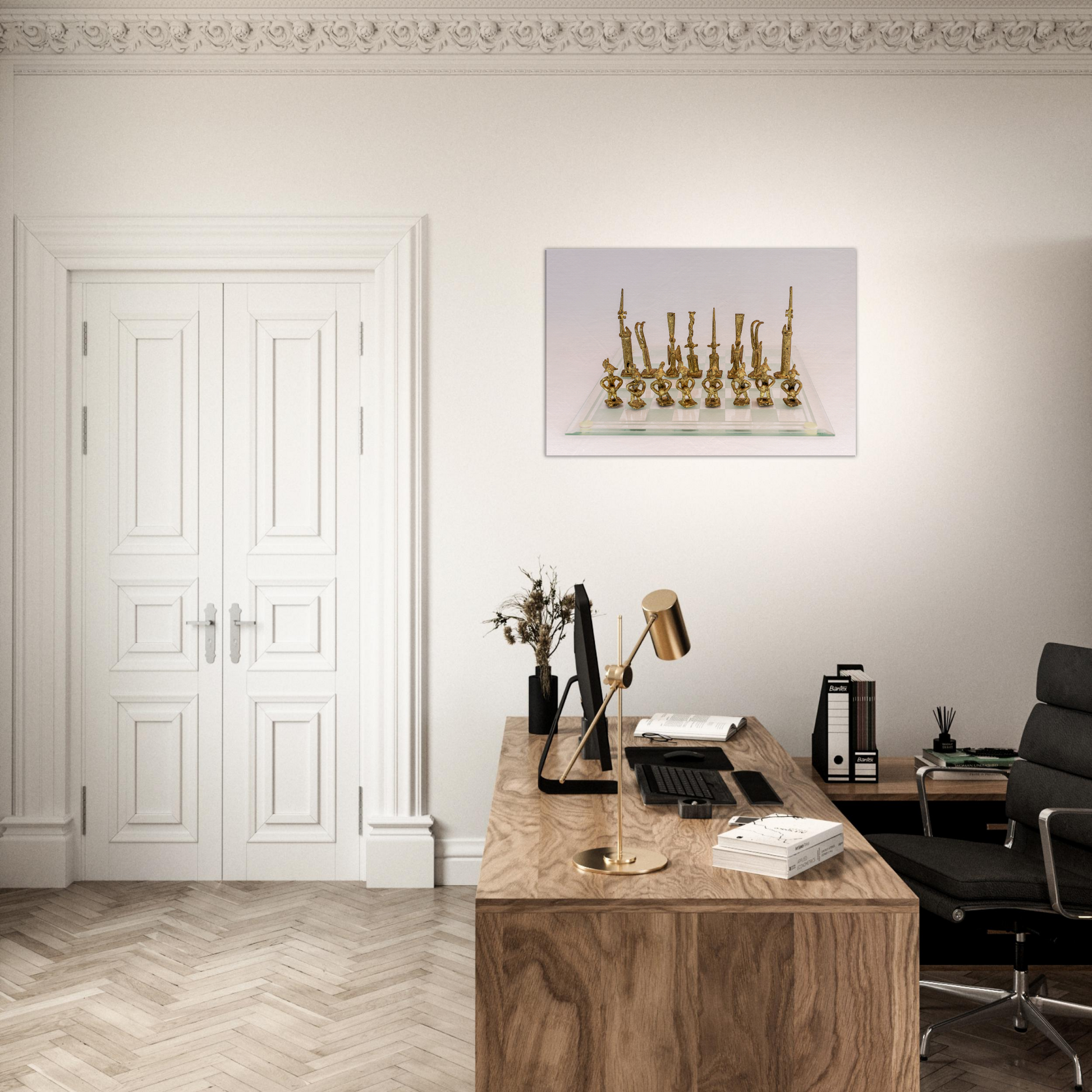 Chess themed Stretch Canvas by Istvan Maar Photography