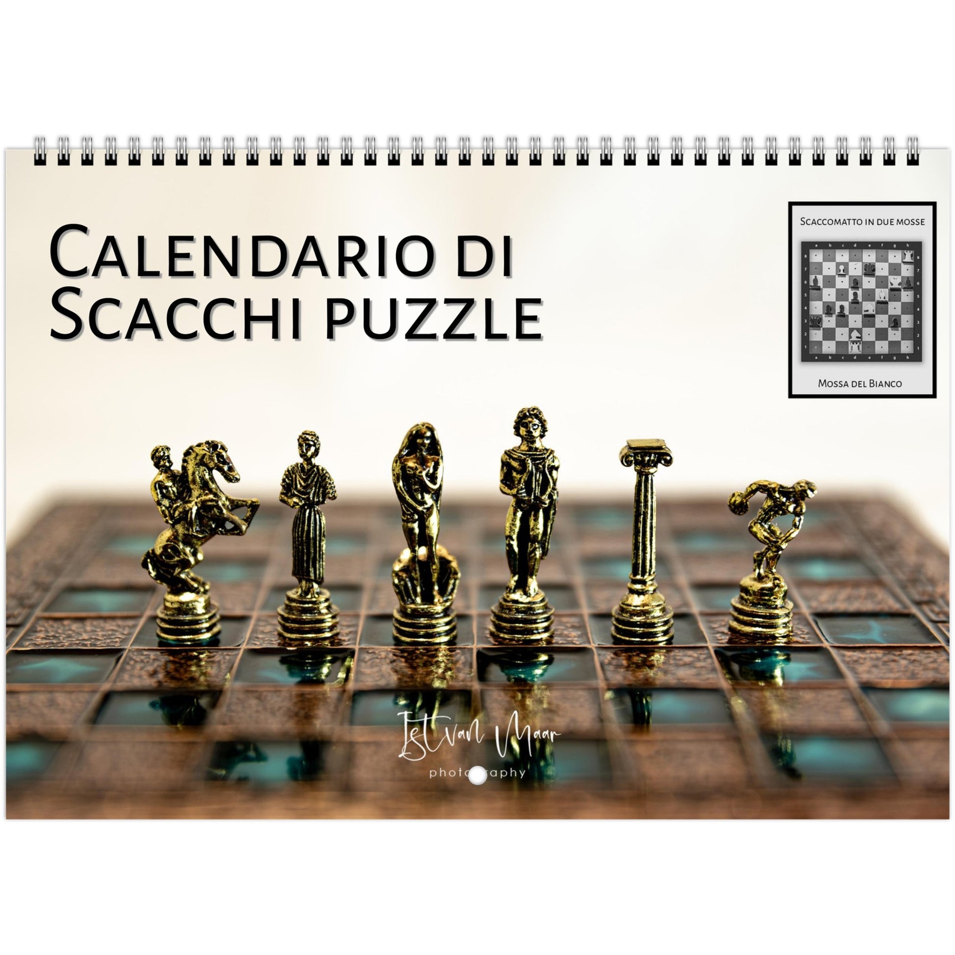 Chess Puzzle Calendar creative chess by Istvan Maar Photography