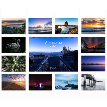 Photos of Australia Wall Calendar by Istvan Maar Photography Starts by Sunday