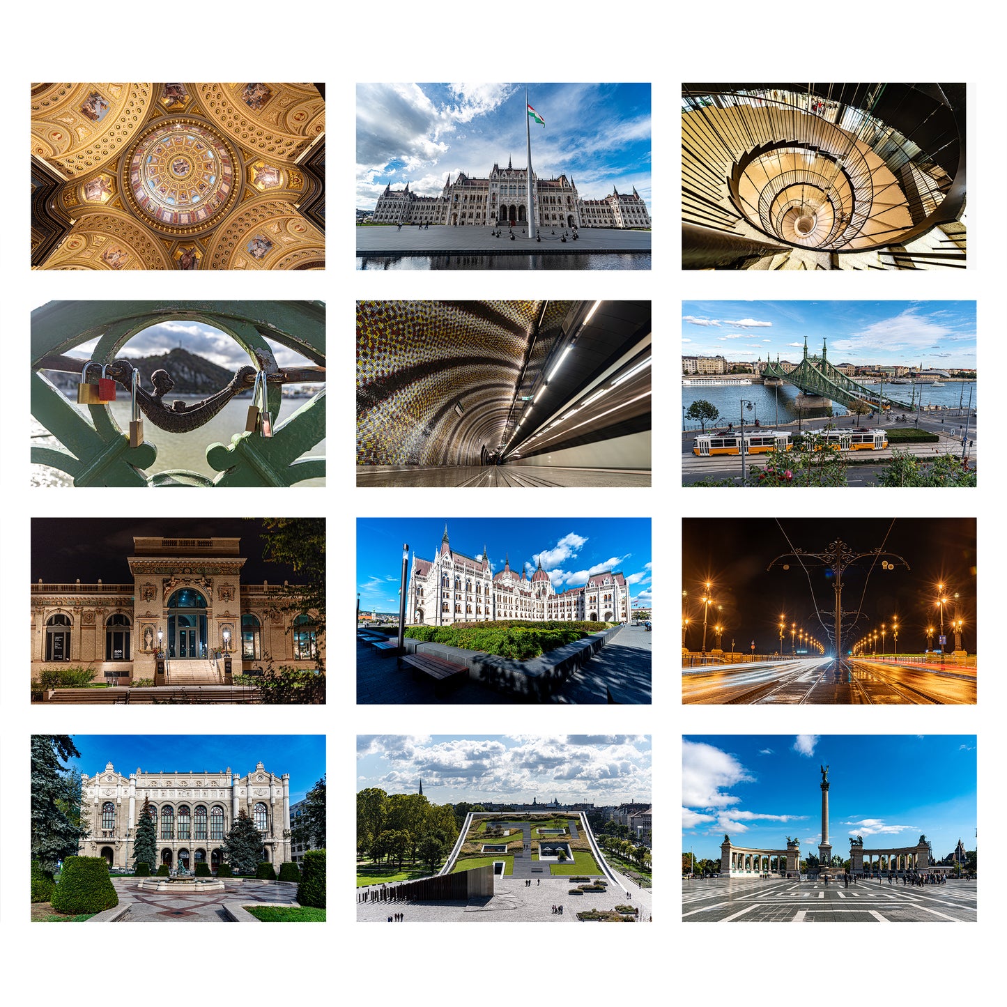 2025 Budapest Wall Calendar  | A3 Vertical | English | Week Start Monday | 8225 - Istvan Maar Photography