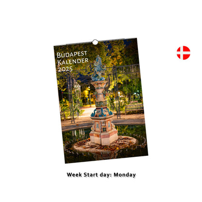 Unique Budapest Travel Wall Calendar by Istvan Maar Photography in Danish