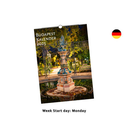 Unique Budapest Travel Wall Calendar by Istvan Maar Photography in German