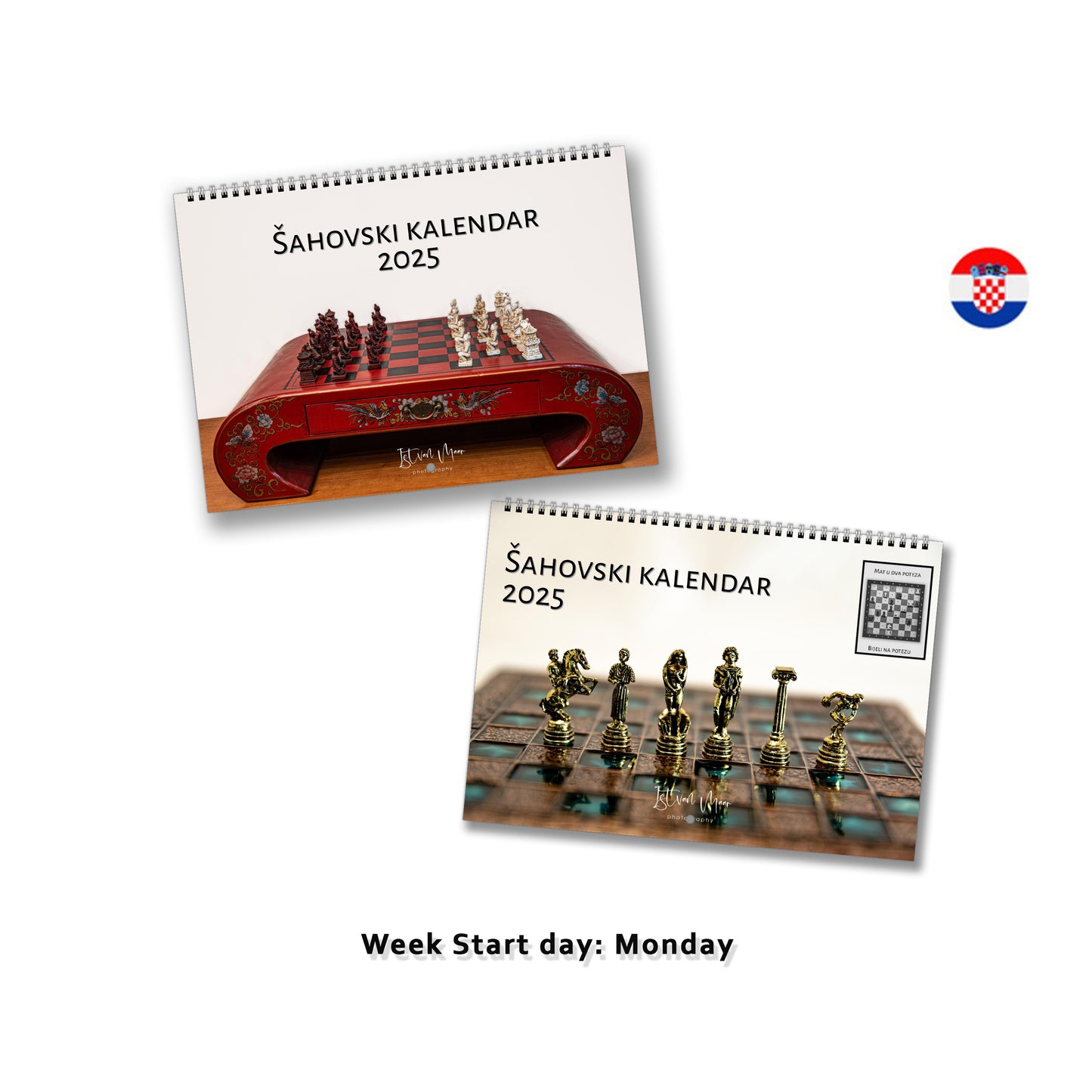 2025 Chess calendar bundle by Istvan Maar Photography 