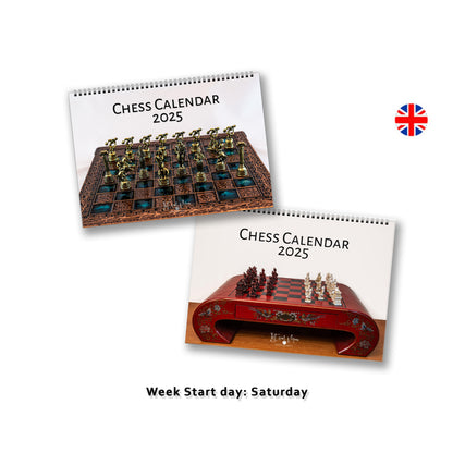 Chess Wall Calendar bundle by Istvan Maar Photography