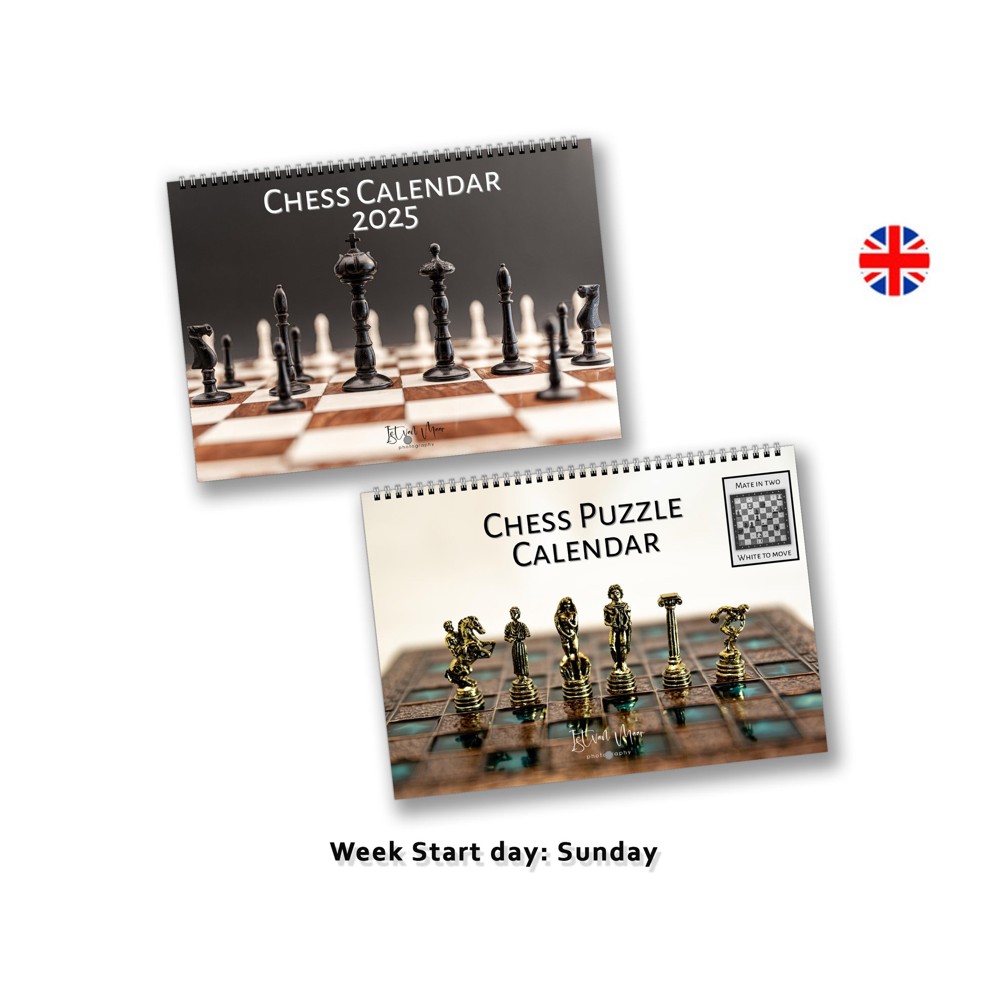 Chess Wall Calendar bundle by Istvan Maar Photography