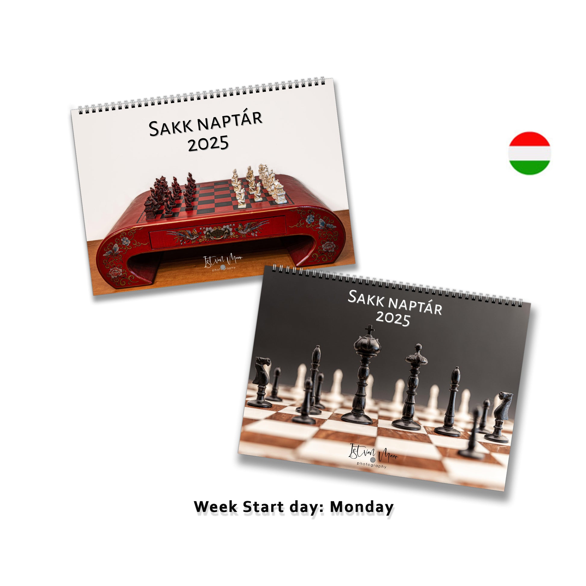 2025 Chess calendar bundle by Istvan Maar Photography 