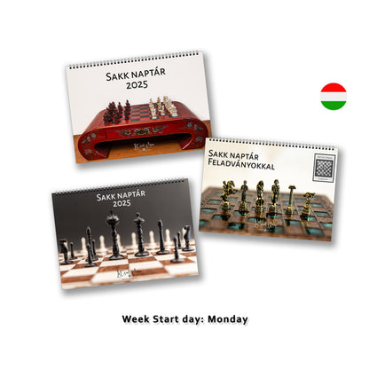 2025 Chess calendar bundle by Istvan Maar Photography 