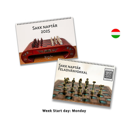 2025 Chess calendar bundle by Istvan Maar Photography 