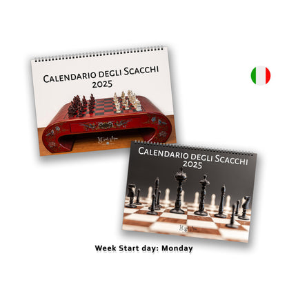 Unique Chess Calendar by Istvan Maar Photography in Italian