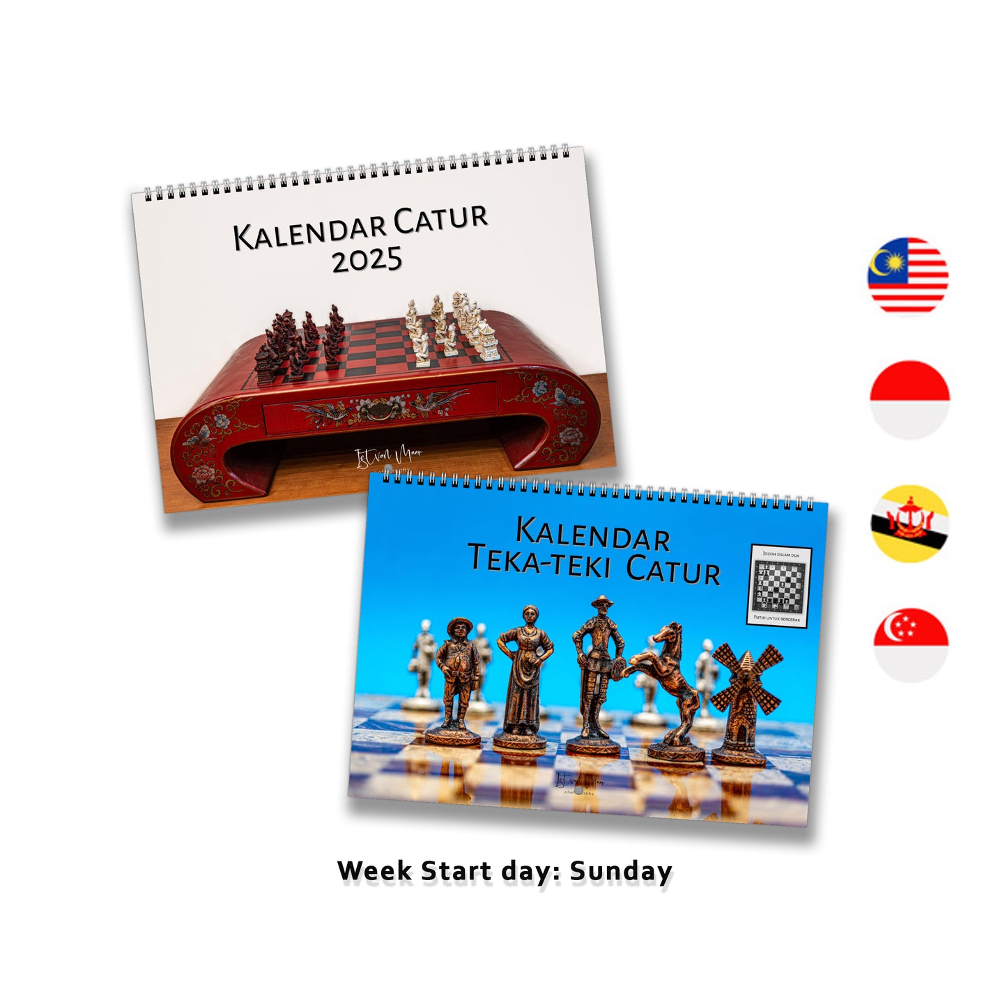 Chess Calendar bundle by Istvan Maar Photography