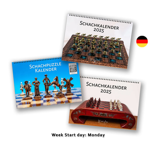 Chess Calendar Bundle  by Istvan Maar Photography in German