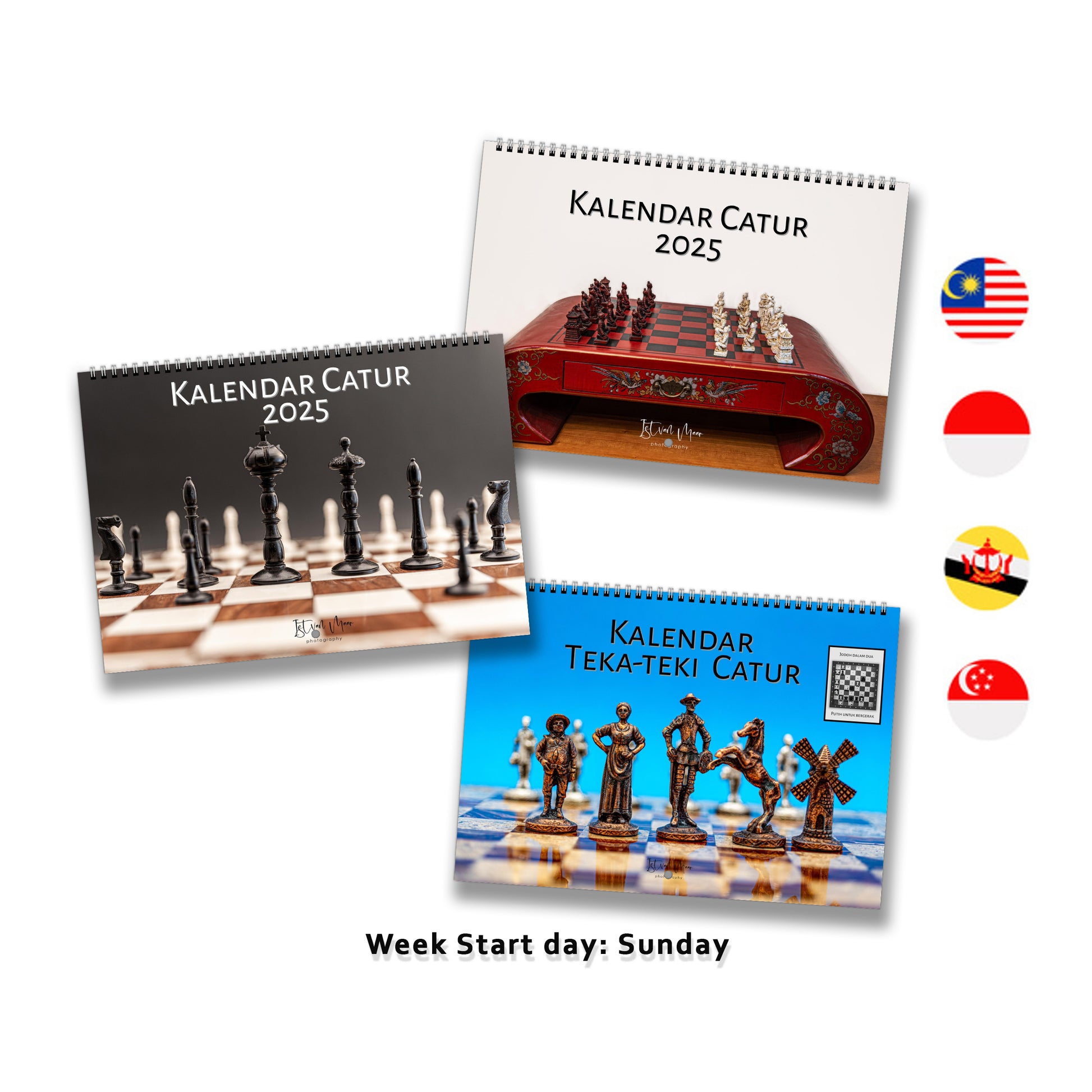 Chess Calendar bundle by Istvan Maar Photography