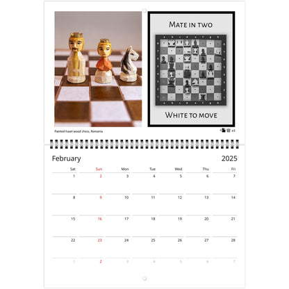 Chess Puzzle Calendar creative chess by Istvan Maar Photography