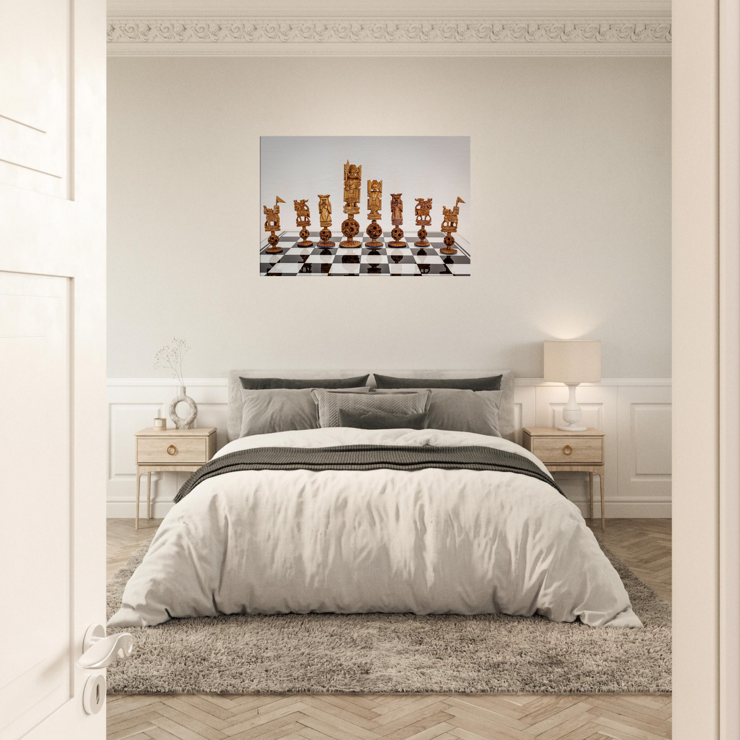 Chinese Puzzle Ball Chess Set Canvas by Istvan Maar Photography - master bedroom decor