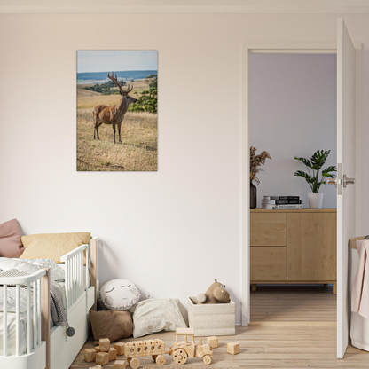 	
Deer Wildlife Animals Art Nursery Photography Wall Decor Kids Room Poster Playroom Artwork Stag Stretched Canvas 176