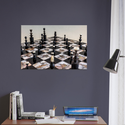 Chess themed Stretch Canvas by Istvan Maar Photography