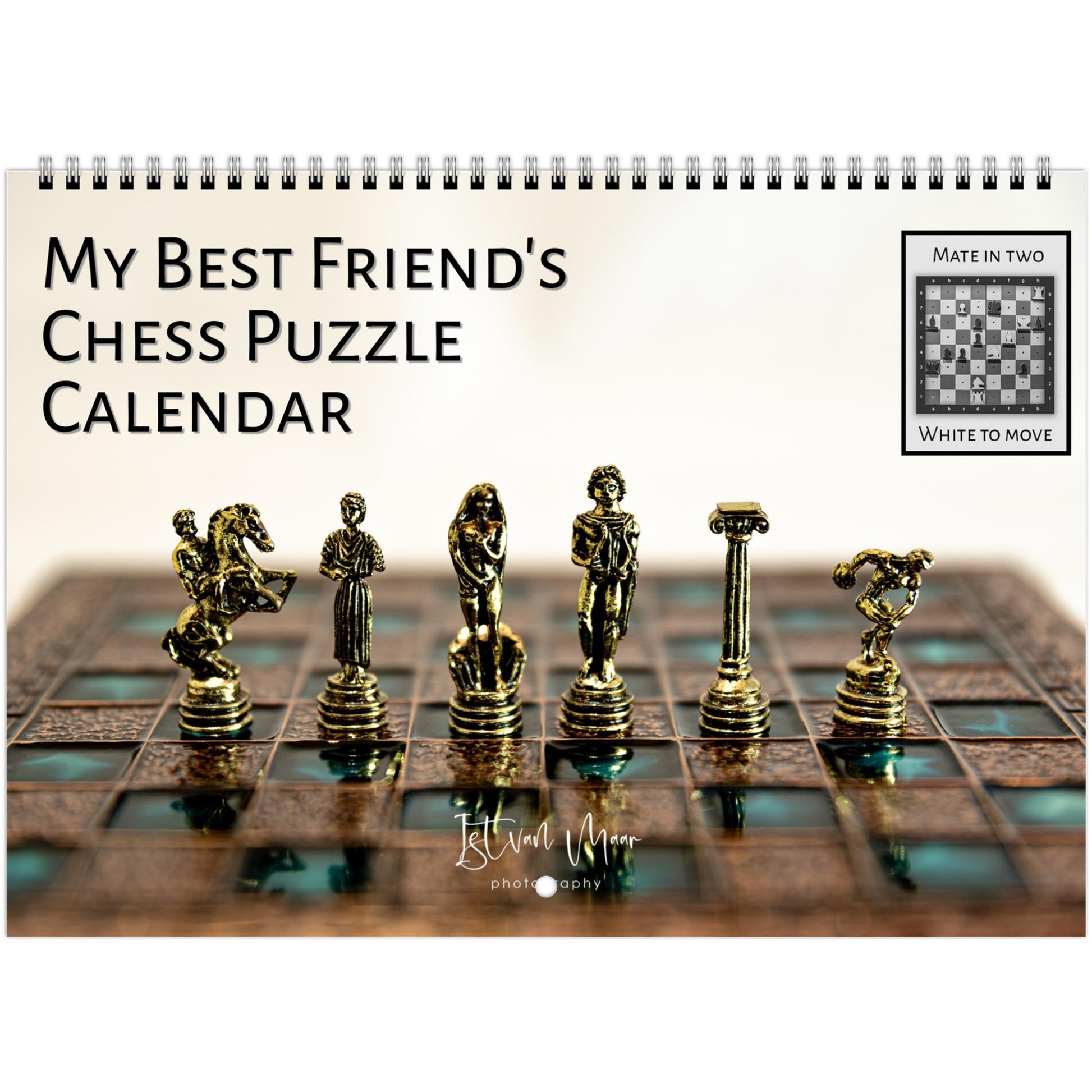 Personalized Chess Puzzle Calendar by Istvan Maar Photography