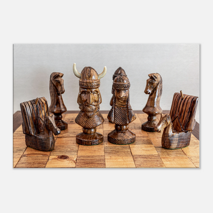 Chess themed Stretch Canvas by Istvan Maar Photography