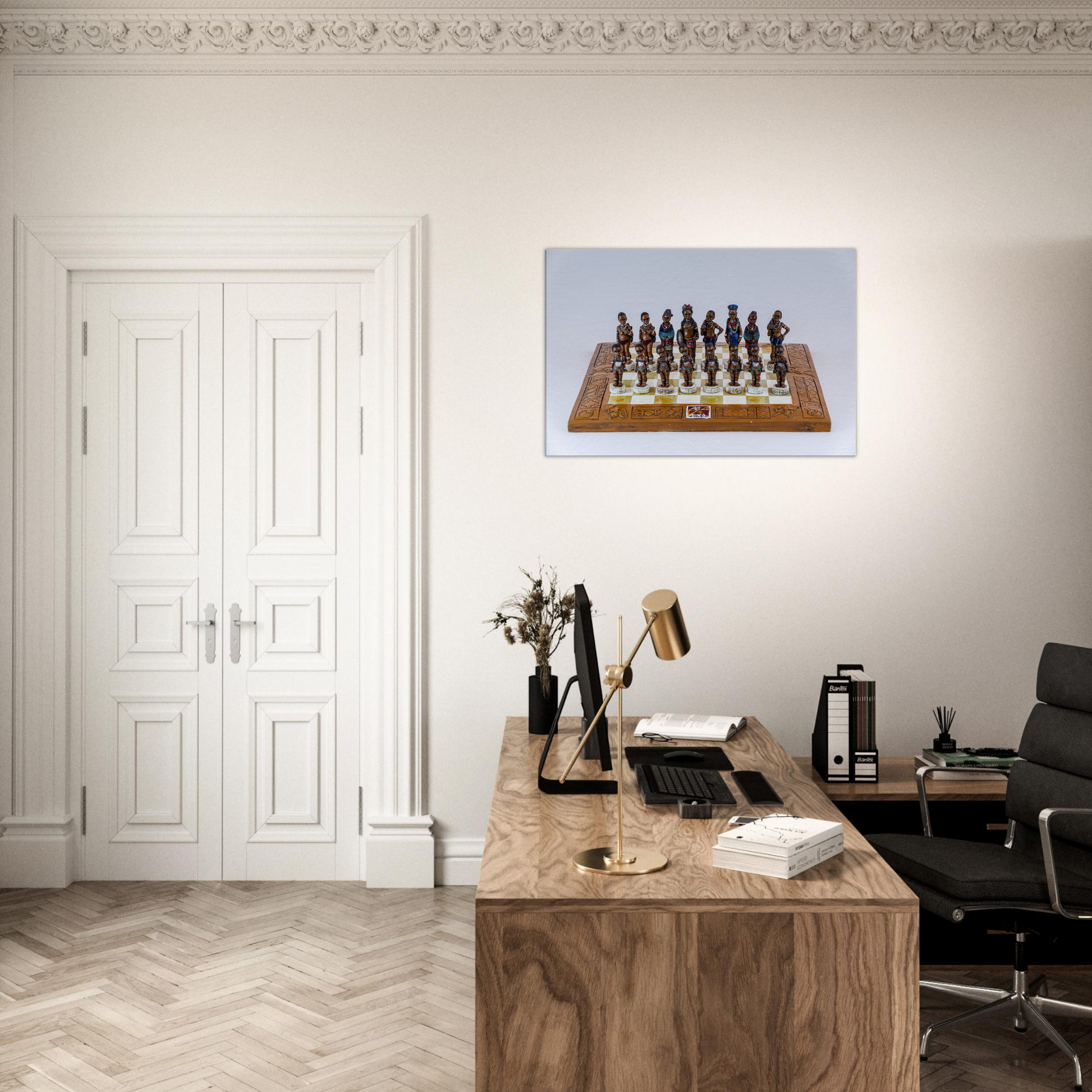 Trbial Chessmen canvas by Istvan Maar Photography - home office