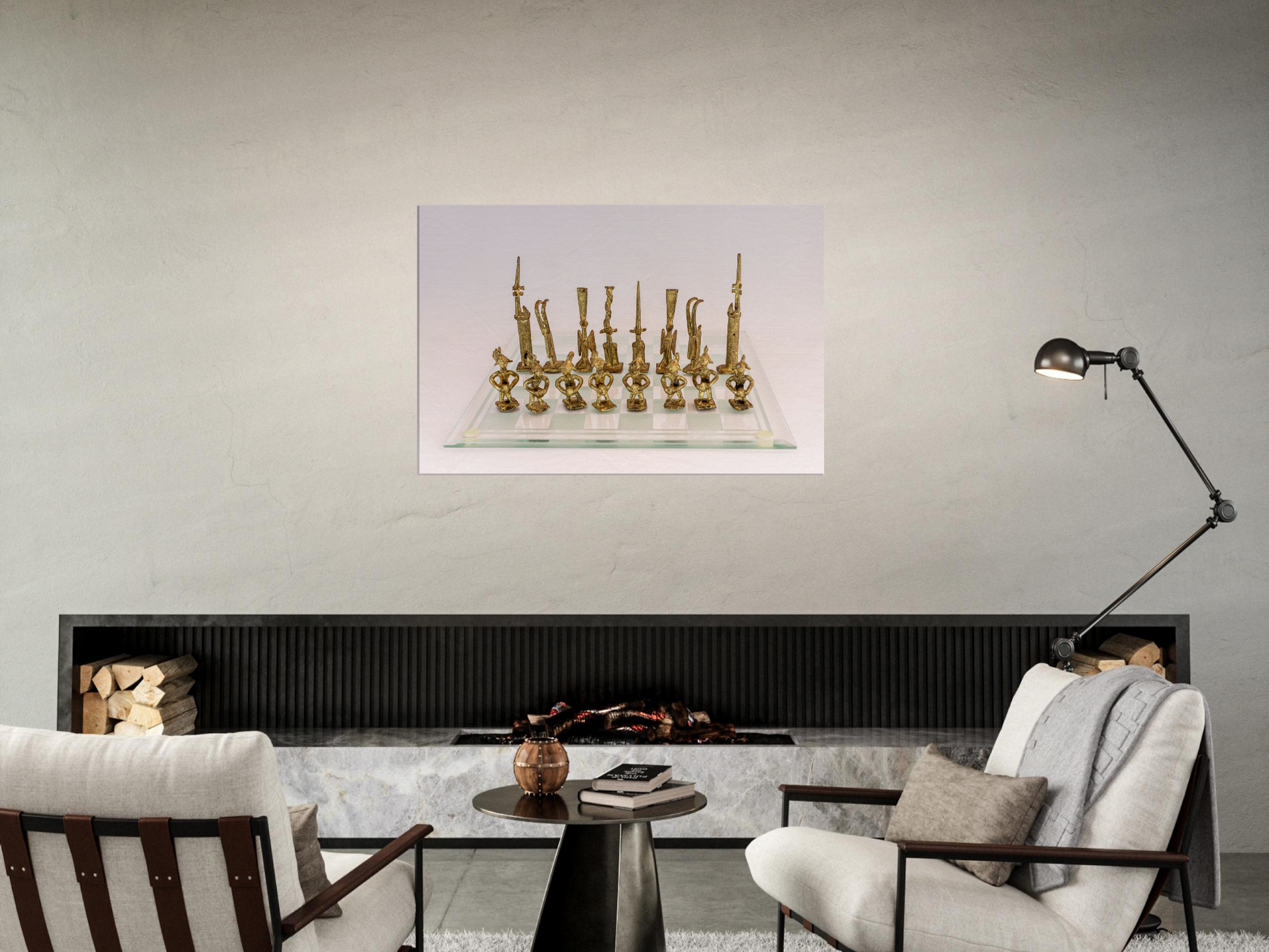 Chess themed Stretch Canvas by Istvan Maar Photography