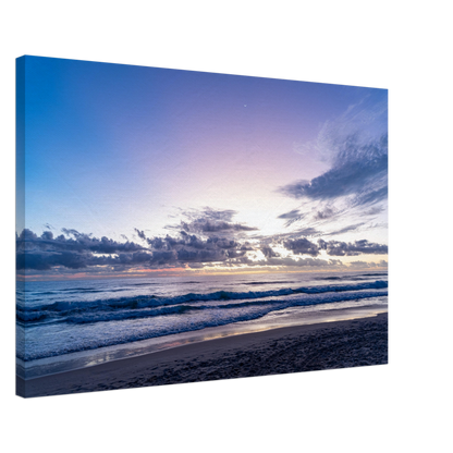 Gold Coast Blue Hour Seascape Canvas by Istvan Maar Photography - by side