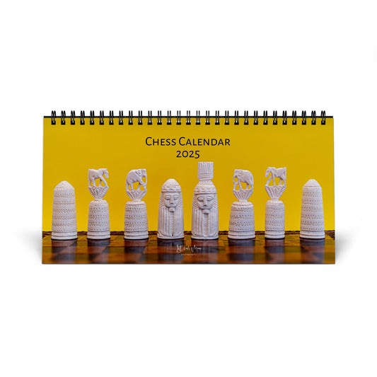 Unique  chess desk calendar by Istvan Maar Photography in English