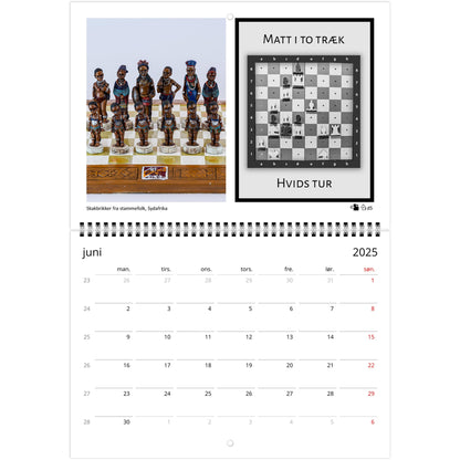 Personalized 2025 Chess Calendar by Istvan Maar Photography