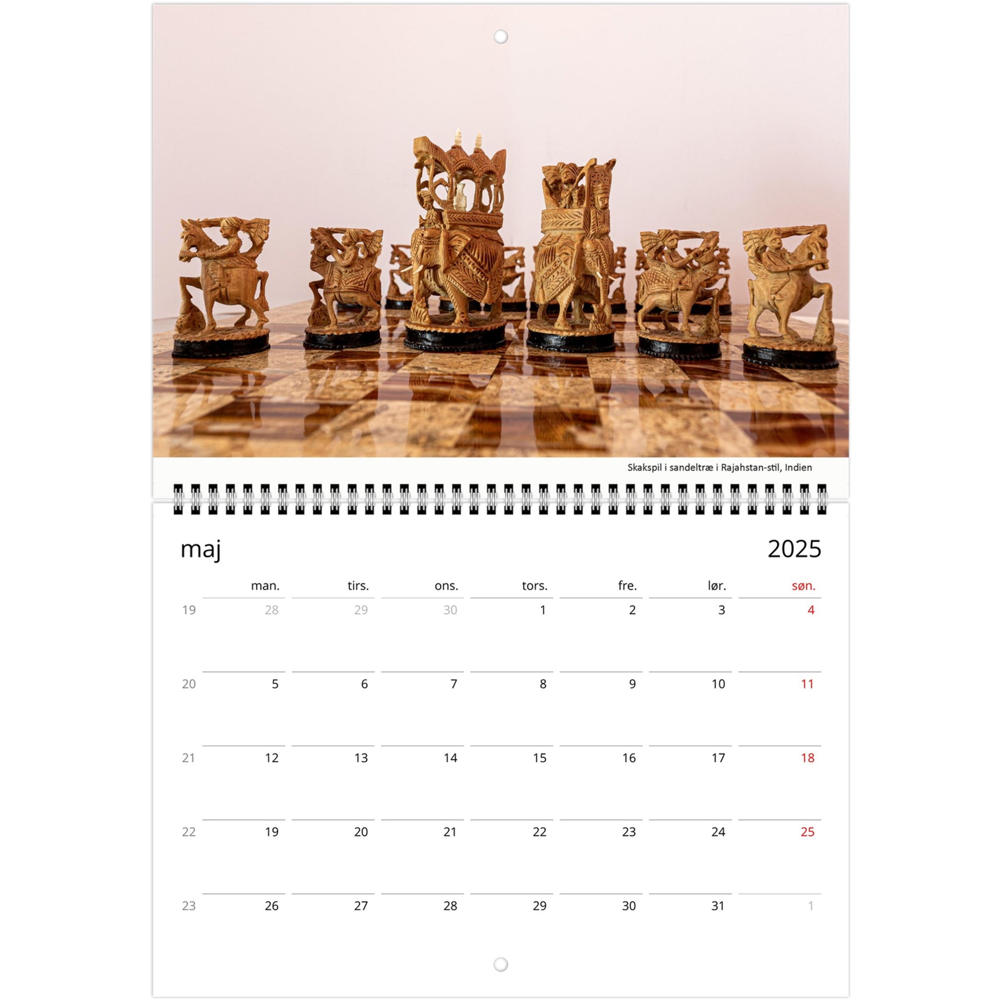 Unique Chess Calendar by Istvan Maar Photography 