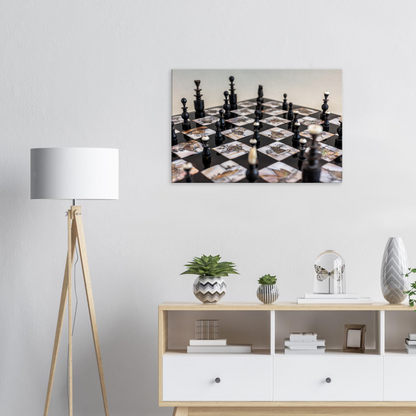 Chess themed Stretch Canvas by Istvan Maar Photography