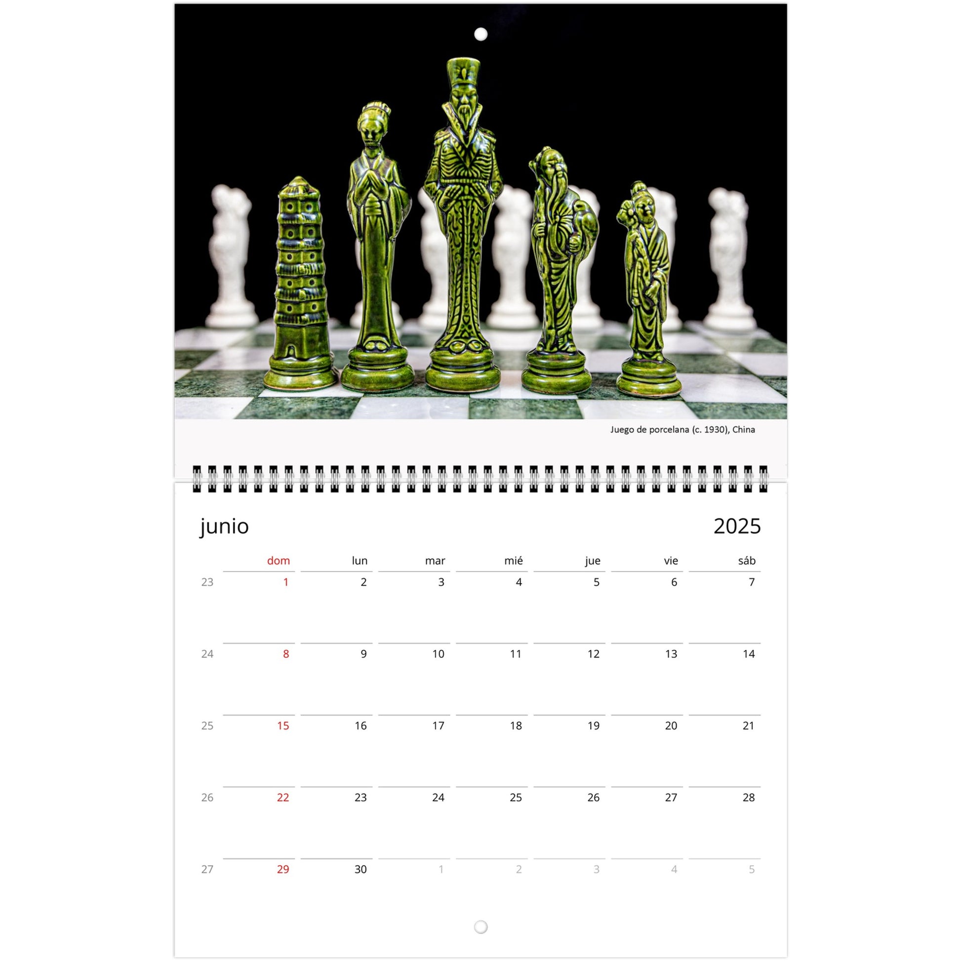 Personalized Chess Calendar by Istvan Maar Photography