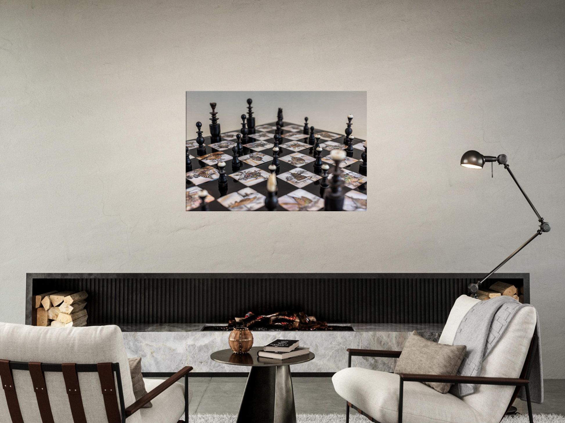 Chess themed Stretch Canvas by Istvan Maar Photography