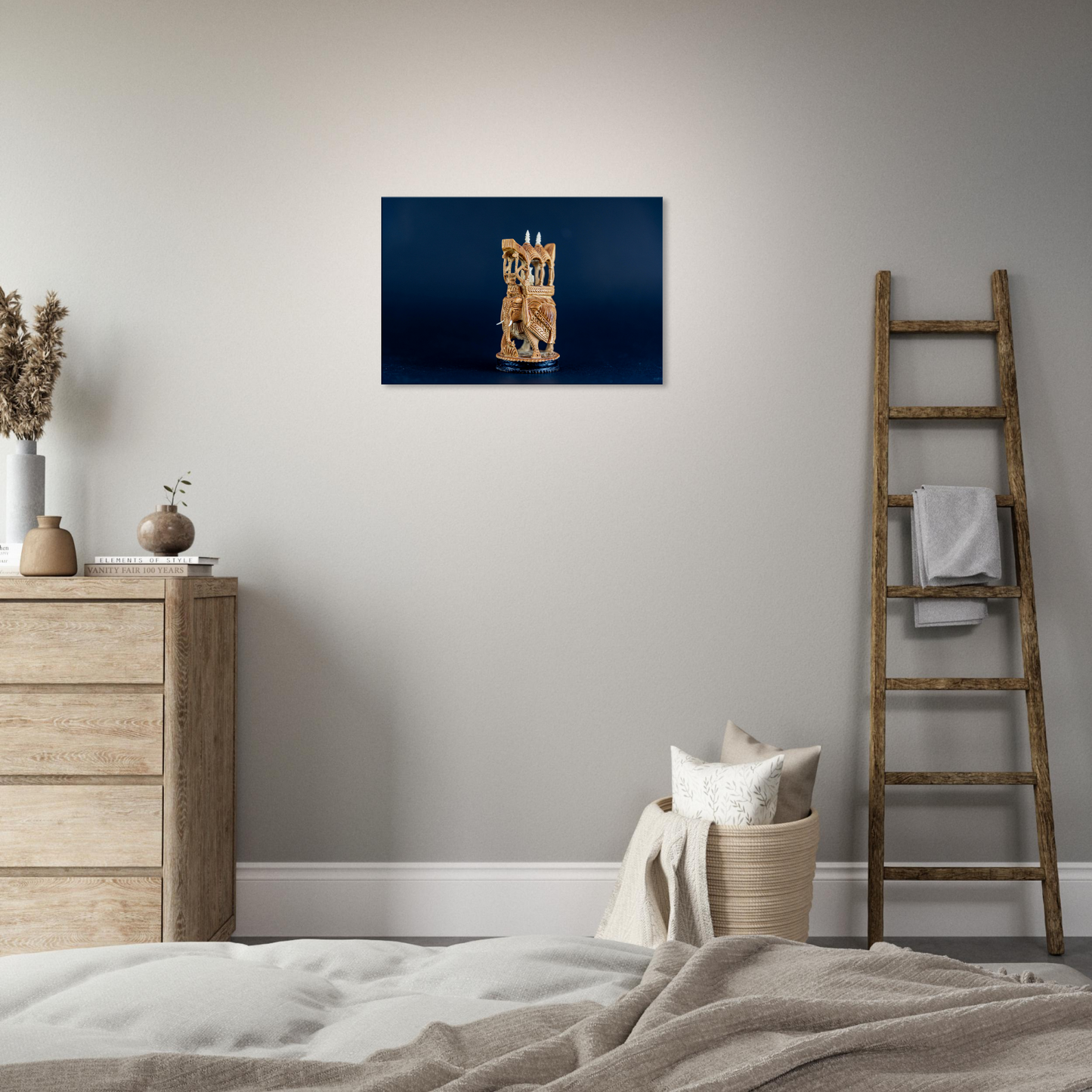 Rajasthan style chess canvas by Istvan Maar Photography - bedroom