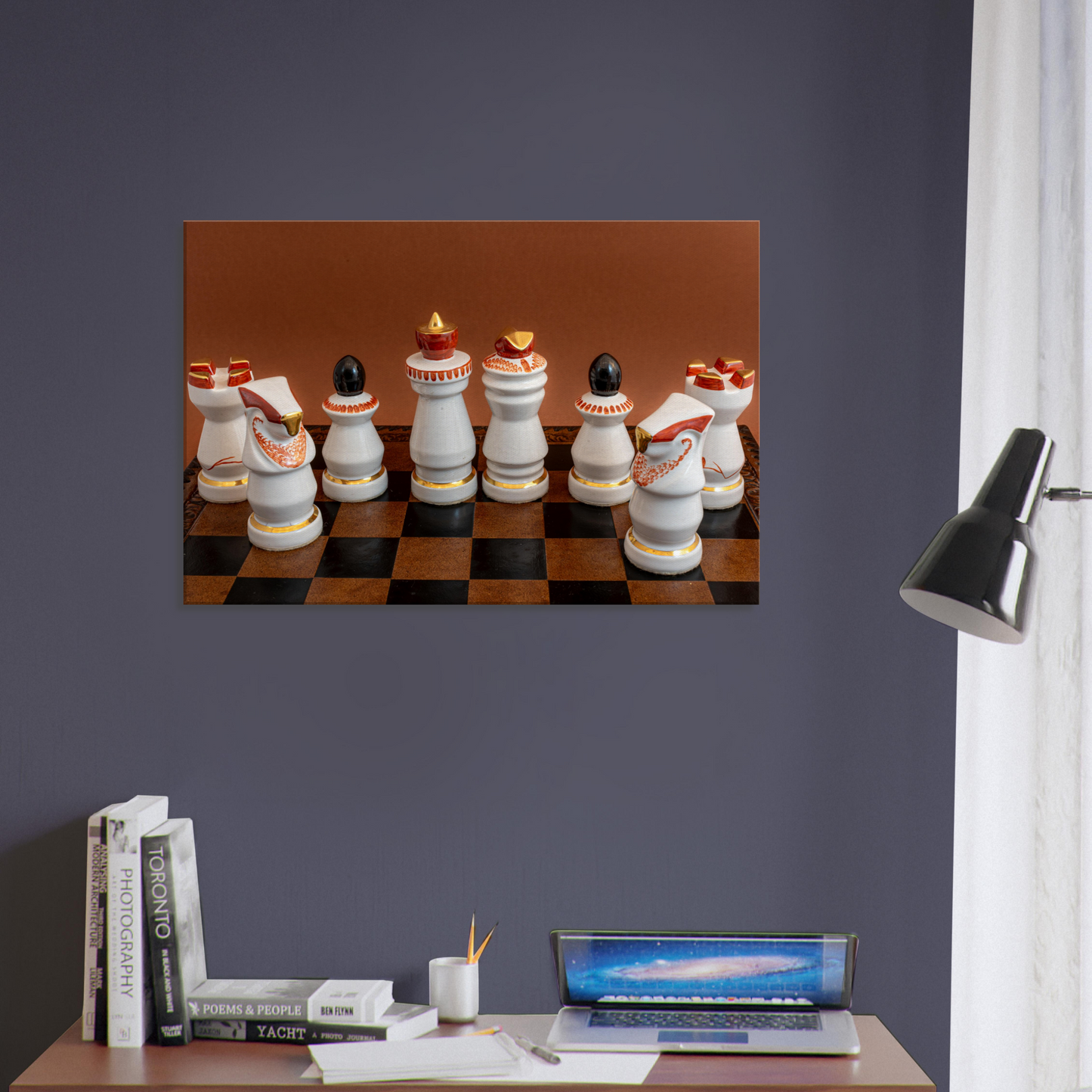 Chess themed Stretch Canvas by Istvan Maar Photography