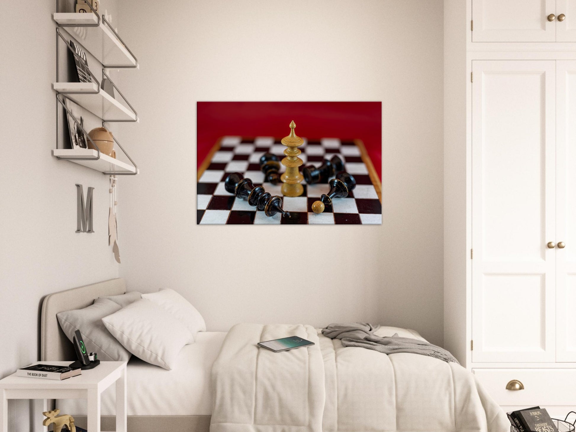 Vienna Chess Set Canvas by Istvan Maar Photography - home décor