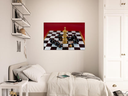 Vienna Chess Set Canvas by Istvan Maar Photography - home décor