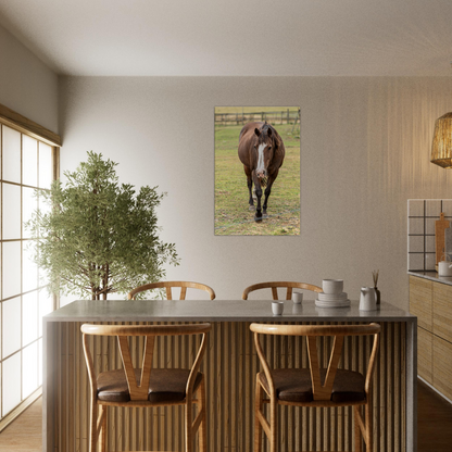 Horse Farm Animal Canvas by Istvan Maar Photography