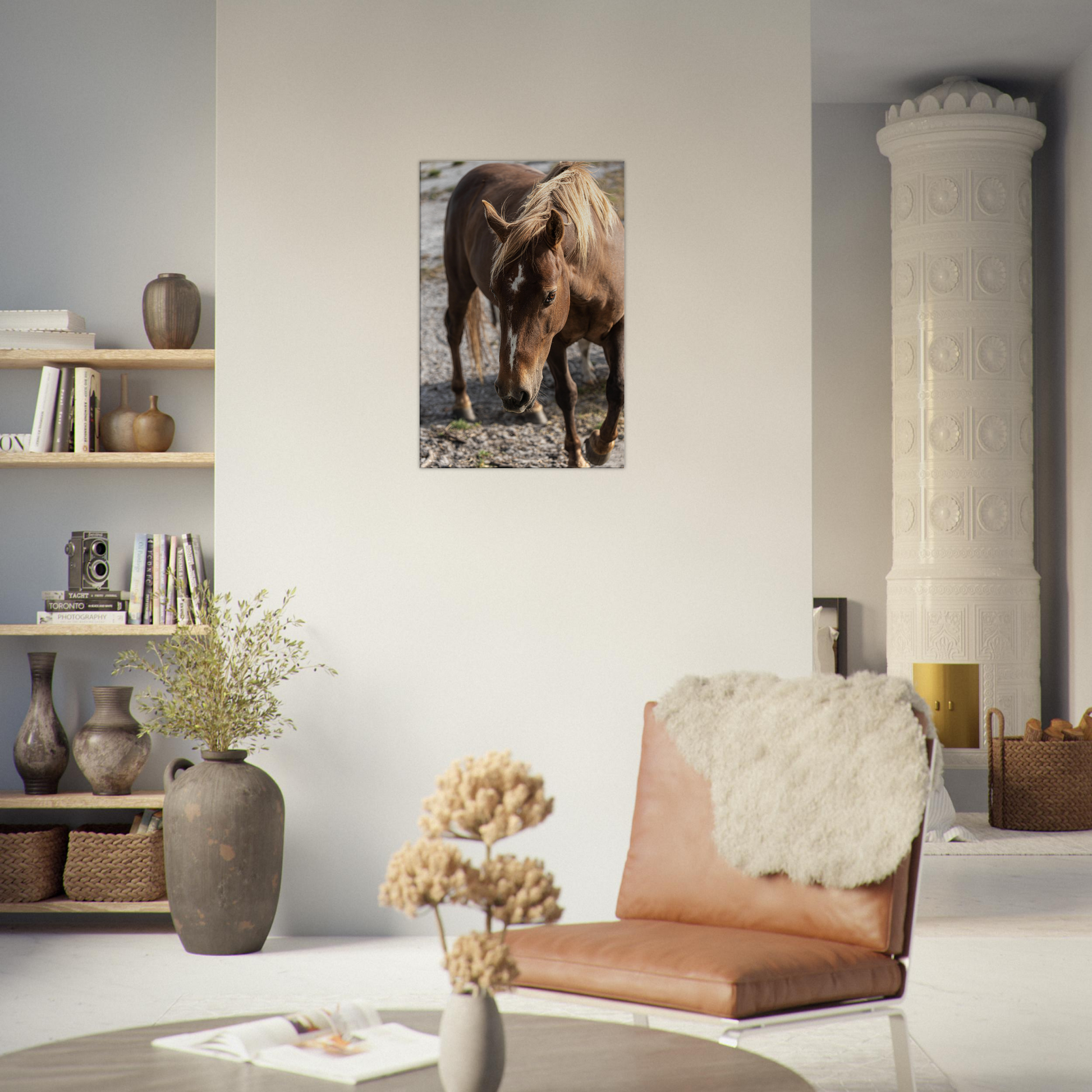 Horse Domestic Animal Canvas by Istvan Maar Photography 