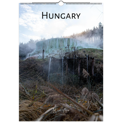 Hungary Wall Calendar – front cover featuring Hungarian landscape photography by Istvan Maar