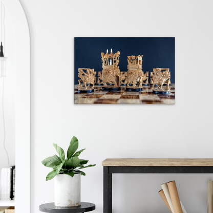 Rajasthan style chess canvas by Istvan Maar Photography - lobby