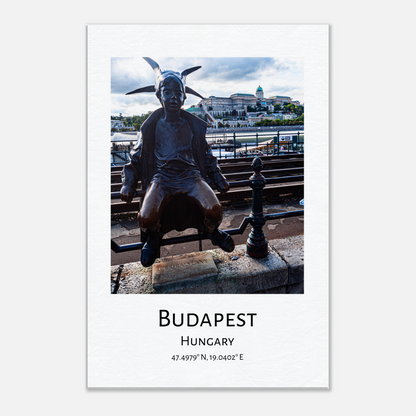 Personalised Budapest Travel Canvas - Little Princess by Istvan Maar Photography home décor