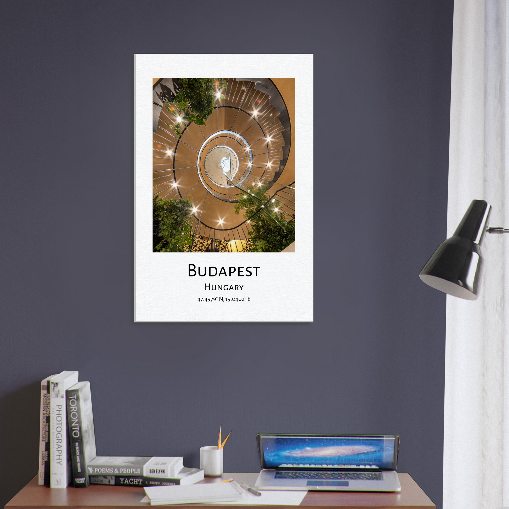 Personalised Budapest Travel Canvas - House of Music  by Istvan Maar Photography wall art