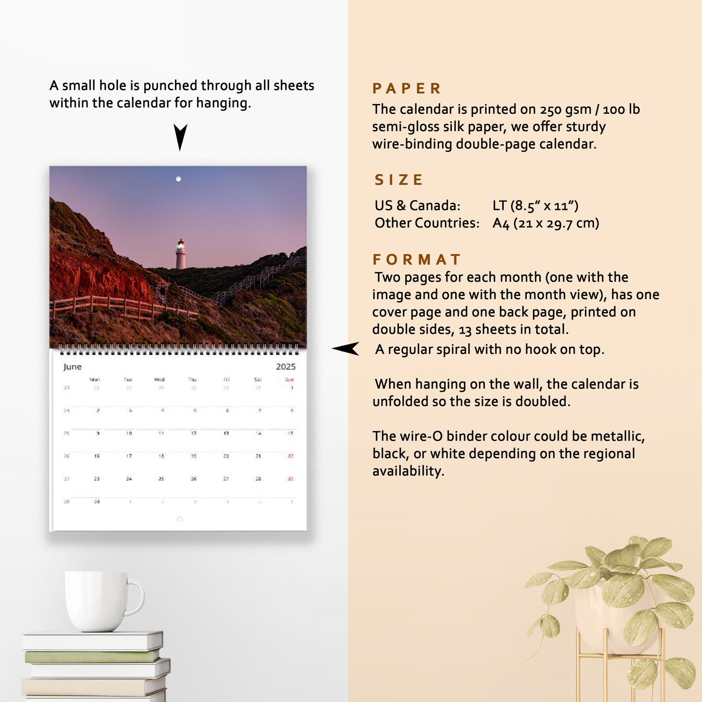 Lighthouse Wall Calendar by Istvan Maar Photography - formats available