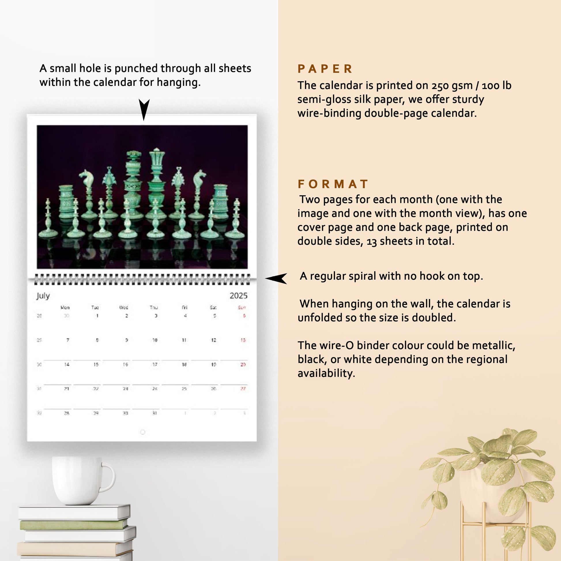 Format of Chess Calendar by Istvan Maar Photography